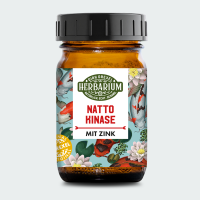 Drexel Herbarium Nattokinase 36 Gramm Glas Front