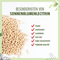 Sonnenblumenlecithin pur 3 + 1 Gratis